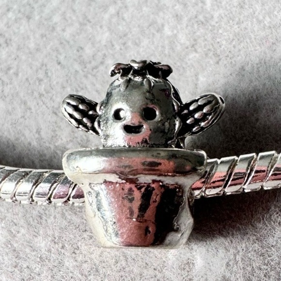 Cute Cactus‎ Charm fits PANDORA - Picture 1 of 12